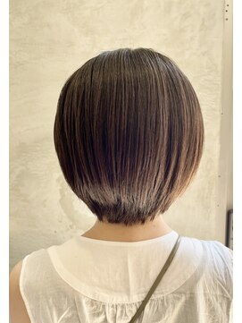 エッジ ヘア メイク(edge hair +make) ショート/ショートボブ/丸みショート/ショートヘア/大人ショート