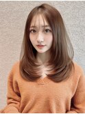 【Lond ambre】川村利幸 /レイヤー/グレージュ/韓国