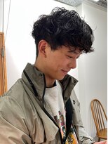 ニール シトロン 名古屋 伏見 丸の内(NEELU citron)&nbsp;【Neeluscuro_take】メンズクセ毛風パーマ