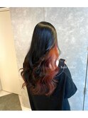 #名古屋#栄#プルエクステ#ロング#インナーカラー#10代#20代