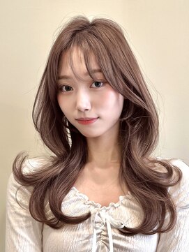 ユニコ(unico) 韓国風/レイヤー/小顔/前髪カット/髪質改善/グレージュ/透明感