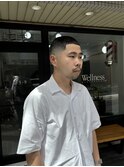 イージーパーマ 坊主フェード