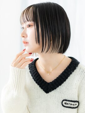 ドクターズサロン LAB 小山店 ハイライトフレンチカジュアル耳掛けボブディg小山10代20代30代