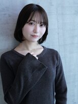 ウノ 南林間(UNO)&nbsp;シースルーバング×前下がりボブ