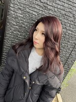 リリー ヘアーアンドビューティー(Lily) ツヤ髪ボルドーカラー