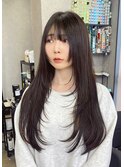 レイヤーカット/ロングレイヤー/韓国レイヤー#浜松駅#カラー