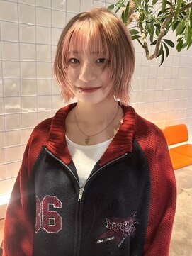 ローエ バイ デコ(Rohe by DECO) 【kira】pail pink×brown beige design