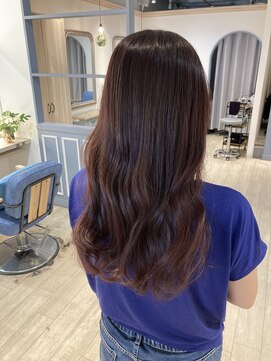 シェノン 赤羽店(CHAINON) 上品な大人可愛いパープルブラウンイルミナカラー赤羽美容院