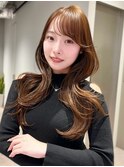 韓国ヘア/レイヤーカット/縮毛矯正/髪質改善/前髪顔まわりカット