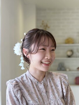リグ ヘアアンドデザイン(LiG hair&design) 【夏アレンジ】裏編みアレンジ