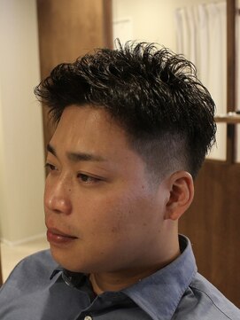 アザーハーフ(Other Half) ツーブロックxアイロンパーマ ナチュラルカールスタイル！