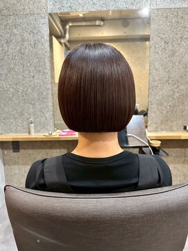 ミヨン 京橋店(miyon) 韓国レイヤーカット×暗髪カラー×髪質改善