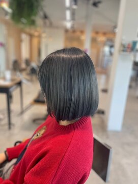 グランデュール 東静岡池田店(GRANDEUR) 東静岡ショートボブくびれショートイルミナカラー顔周りレイヤー