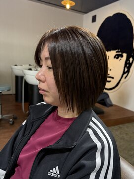 大人スタイル重く見えないボブ!!