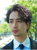 フェザーショートフェザーパーマニュアンスパーマショートヘア