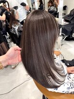 ジルブラン 土浦(JIL BLAN) ハイライトバレイヤージュダブルカラーケアブリーチ20代30代