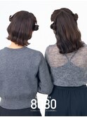 ハーフアップクラゲヘア（双子ヘアセット）
