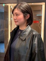 アトリエ(atelier.) アッシュカラー 髪質改善 艶髪 ボブ 透明感カラー 20代