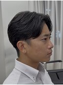 学生/就活ヘア/センターパート/毛流れ/池袋メンズカット