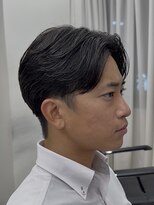 アコロン(acoron.)&nbsp;学生/就活ヘア/センターパート/毛流れ/池袋メンズカット