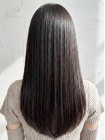 Lunohair髪質改善/縮毛矯正/白髪染め/トリートメント/レイヤー【4/1OPEN（予定）】&nbsp;髪質改善×深みのあるダークグレージュカラーで艶髪に