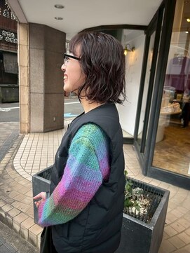 ジュベ(juve.) 大分ショートボブ顔まわりレイヤーカット髪質改善カラー