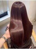 髪質改善艶髪大人可愛いピンクブラウンレイヤー＊担当ami