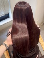 ユーフォリア 青山(Euphoria) 髪質改善艶髪大人可愛いピンクブラウンレイヤー*担当ami