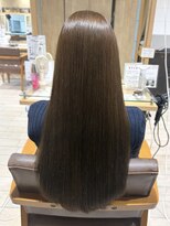 プラグ バイ ネオリーブ(plug by neolive)&nbsp;グレージュx髪質改善［髪質改善/縮毛矯正/韓国］R