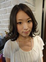 アクシス モア クオリティー フロム ノア(axis More quality from NOAH) ミディアム×ナチュラル大人的ボブ