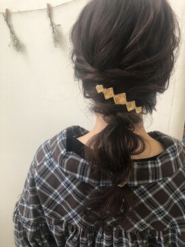 リリカル ヘアオブジェ 編み下ろし