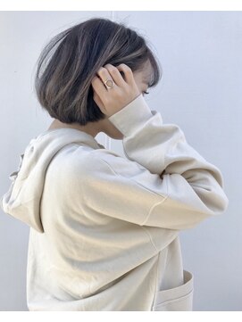 ノア ヘアデザイン 町田店(noa Hair Design) ミニボブ×ハイライト