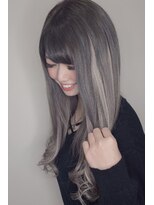 ヘアーデザイン ジェルム(Hair Design germe)&nbsp;いやらしさのないホワイトメッシュデザイン～しのだスペシャル～