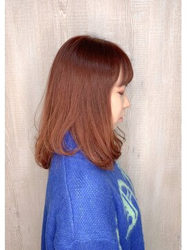 バブルス 所沢店(BUBBLES) アプリコットオレンジベージュ♪