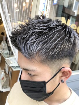 ネオリーブアイム 横浜西口店(Neolive aim) 横浜★束感メンズ銀髪シルバーショート