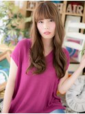 大人可愛い韓国風小顔抜け感エアリーロングc4大宮20代30代40代!