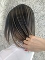 ヘアメイク アース 古川店(HAIR&MAKE EARTH)&nbsp;ボブの長さでもバレイヤージュできます。