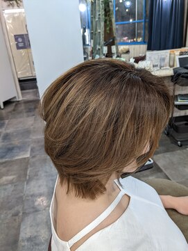 ヘアリゾートエーアイ 浅草店(hair resort Ai) ショートバレーヤージュ