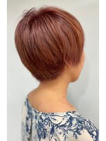 ハートボックス 四谷店(Heart box) ブリーチ→ペリーピンクで魅せるショートスタイル