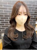 韓国前髪顔周り×美髪レイヤー[横浜/縮毛矯正/前髪縮毛矯正]
