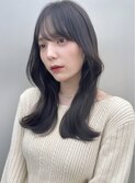 韓国ヘア/グレーブラック/艶髪