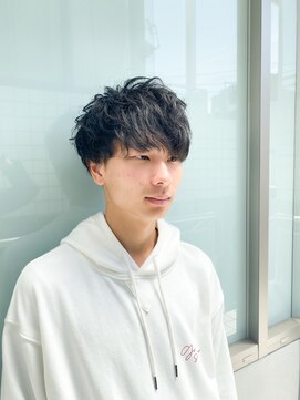 ヌーベルバレ(Nouvelle Vallee) メンズカット/ツイストスパイラルパーマ/ツーブロ/波巻き/刈り