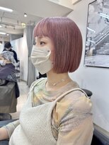 ヴェイン 渋谷(vain)&nbsp;内巻きボブ/ミニボブ/ラベンダーピンク/20代