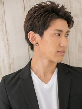 グルーミングサロン バーバー キャッスル 北浦和西口(Grooming salon Barber Castle) ビジカジも◎アップバングマットブラウンショートU北浦和