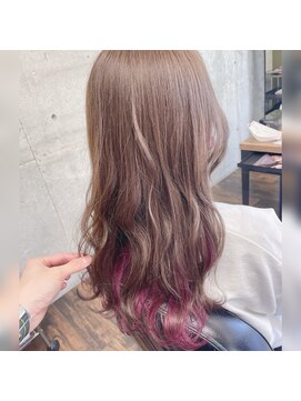 ガルボ ヘアー(garbo hair) ハイトーンインナーカラープルエクステ10代20代