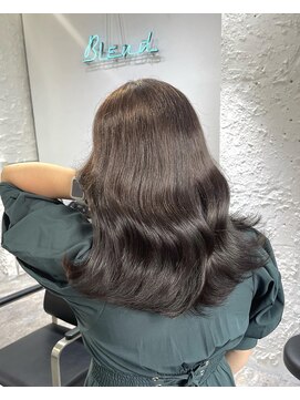 ブレンド 渋谷(BLend) ハイライトカラーマチルダボブインナーグレージュ前髪