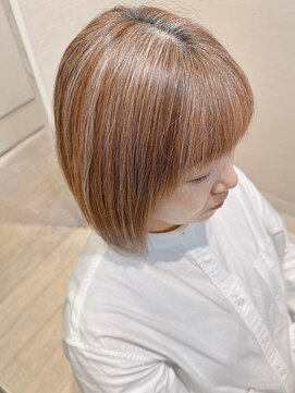 コーエン(cowen) 大人かわいい☆髪質改善ストレート×白髪ぼかしハイライト♪