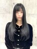 【ブリーチなし】カット＋ダブルカラー(ブリーチ無)＋トリートメント ￥13400