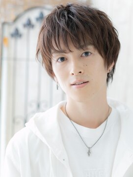 モッズヘア メン 南越谷南口店(mod's hair men) 20代30代決まるハイトーンカラーくせ毛風メンズショートT南越谷