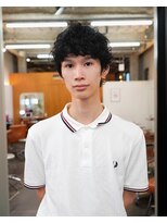 ニール 名古屋 伏見 丸の内(NEELU)&nbsp;メンズマッシュスパイラルパーマシャドウパーマ